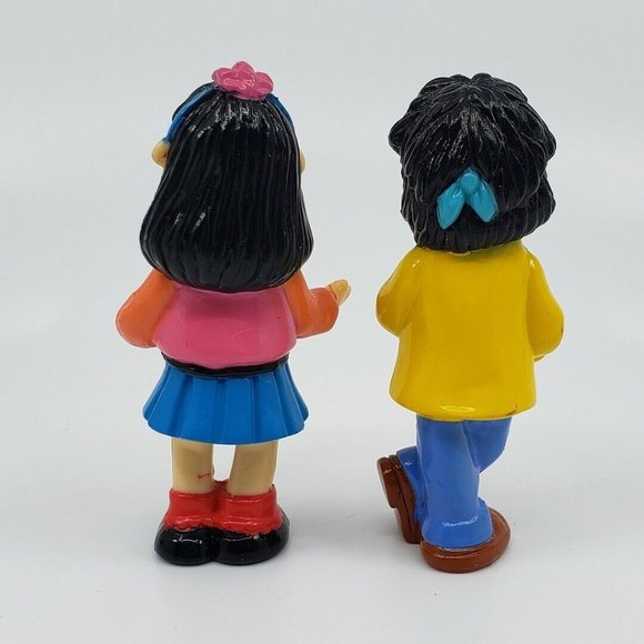 Vintage Puzzle Place Julie and Skye Toy Figures 3 in Lot of 2 LCC/KCET - Picture 4 of 9